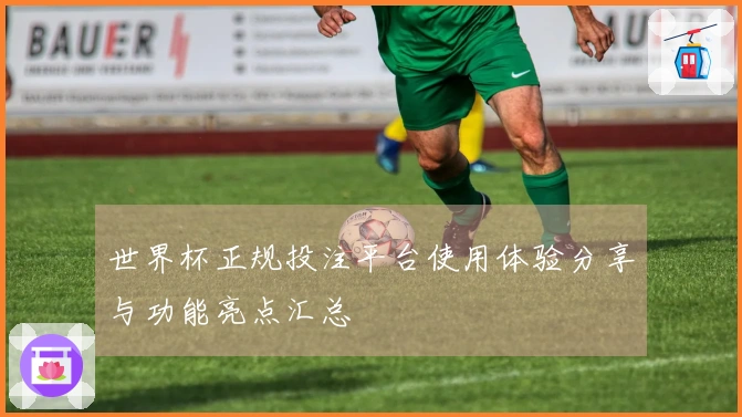 世界杯正规投注平台使用体验分享与功能亮点汇总